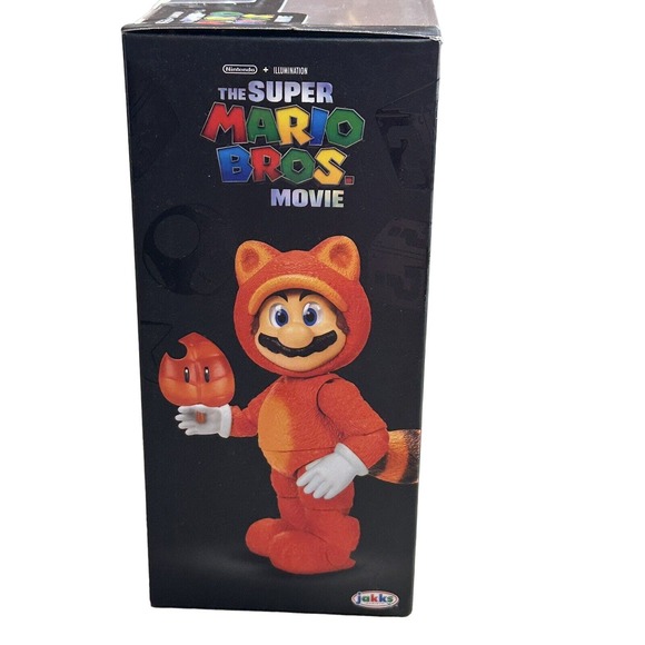 The Super Mario Bros. Movie Tanooki Fox Jakks Action Figure Kids Toy 2023 NEW 5” - Picture 4 of 6